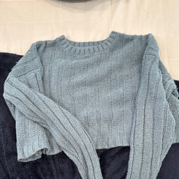 Cozy Knit Sweater in Soft Blue - Picture 1 of 1